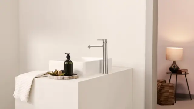 Oras Optima Style - HANSAVANTIS Style for bathroom - brushed steel